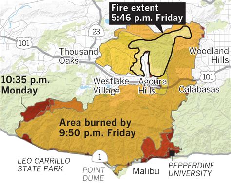 Heres Where The Woolsey Fire Burned Through The Hills Of Southern