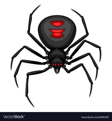 Black Widow Spider Logo