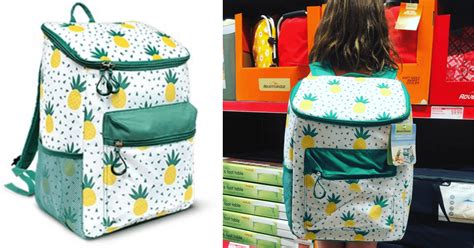 Aldi Has A Super Cute 10 Pineapple Backpack Cooler And Its Perfect