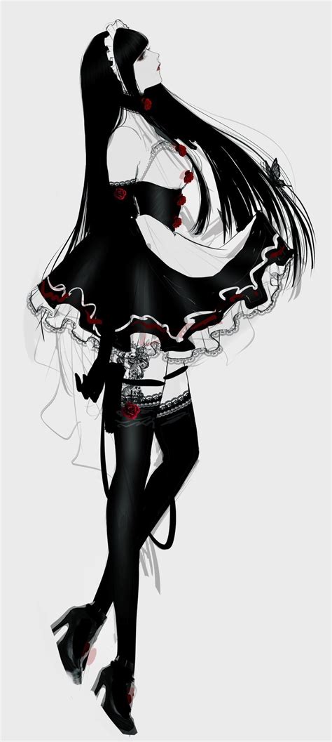 Anime Black Hair Dark Anime Girl Anime Girl Neko Chica Anime Manga Manga Girl Anime Art