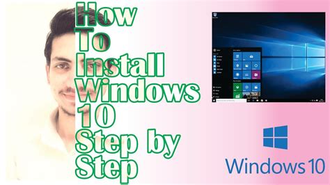 How To Install Windows 10 Step By Step Process Youtube