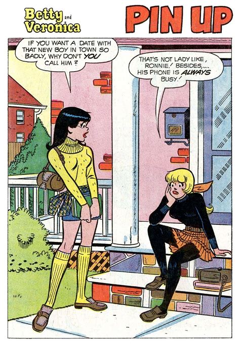 Betty And Veronica Pin Up Archie Comic Publications Inc