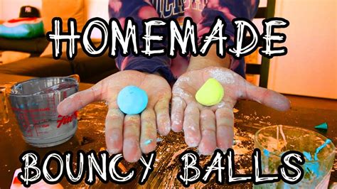 How To Make Homemade Bouncy Balls Youtube