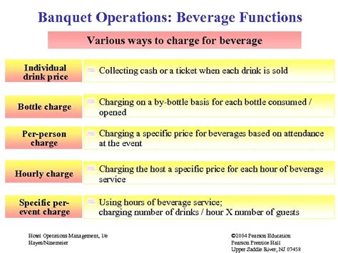 Chapter 8 Food And Beverage Hotel Operations Management