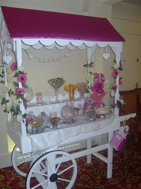 Say Hello Tosweet Dreams Candy Cart Candy Cart Candy Cart Hire Wedding Sweet Cart