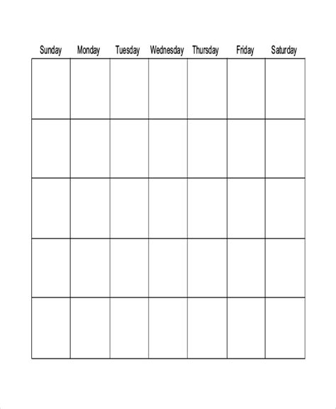 Free Printable Blank Calendar 2020 Word Template For Calendar