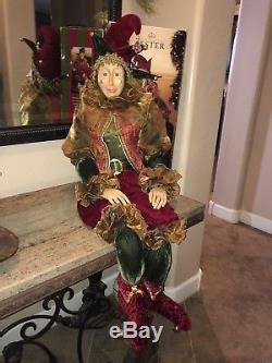 Browse some of the links below Rare 4ft Christmas Old World Jester Shelf Sitter Elf Doll ...