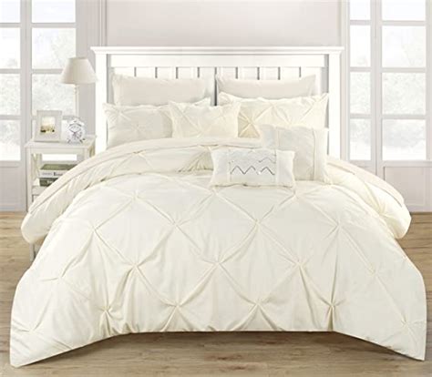Chic Home 8 Piece Hannah Pinch Pleated Ruffled And Pleated Complete Twin