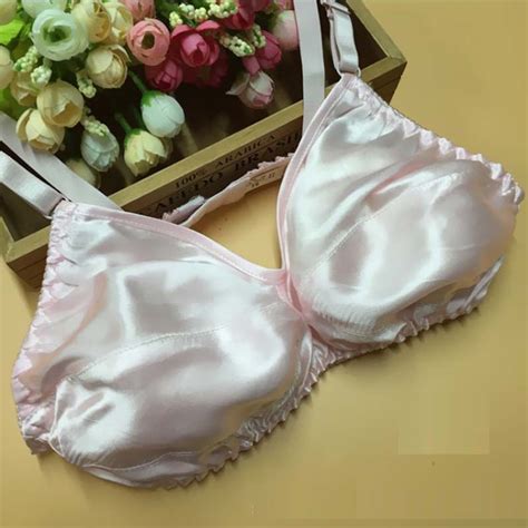 2020 sexy pure silk bra 100 mulberry silk anti allergy floral solid colors silk wire free abc