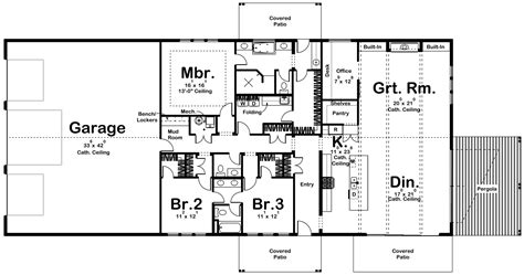 House Plans Barndominium With Garage
