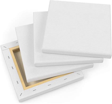 Stretched Canvas Classic 6 X 6 In Pack Of 12 Arteza