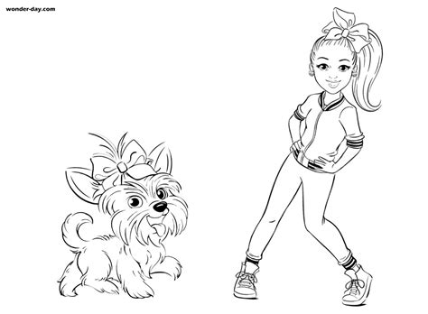 Coloring Pages Jojo Siwa. Download and print for free