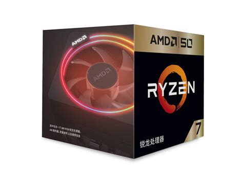 Amd Ryzen 7 2700x 50th Anniversary Edition Cpu Pictured Features