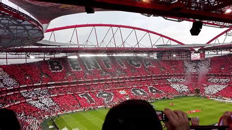 Entrámos bem no jogo, aos quatro minutos. Benfica vs Sporting: SLB Supporters Coreografy - YouTube