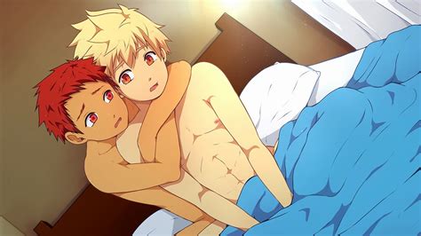 Mikkoukun Kanada Toshu Yanai Ichiru Bacchikoi Boys Abs Bed Bed Sheet Blanket Blonde