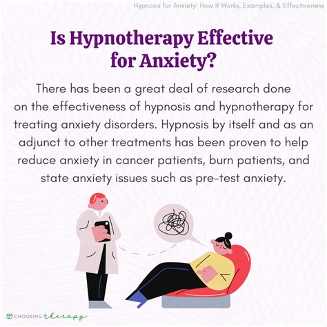 hypnosis for anxiety how it works examples and effectiveness