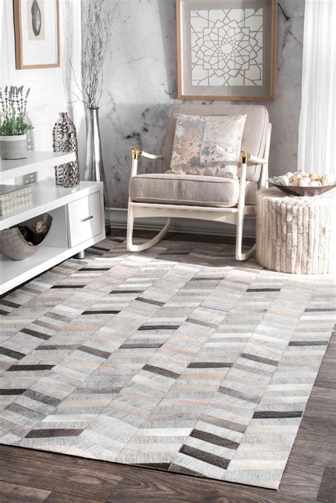 Atlas Leather Rug Hand Stitched Rugs Free Shipping