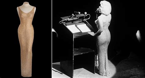 Marilyn Monroes Iconic Happy Birthday Mr President Dress Sells For