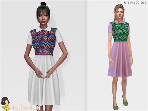 The Sims Resource Esther Dress With Vest