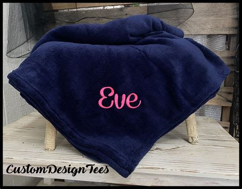 Personalized Plush Blanket Personalized Blanket Monogram Etsy
