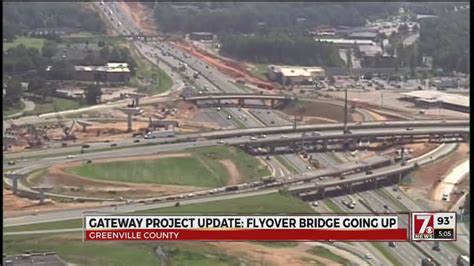 First Flyover Section Of 85 385 Gateway Project Installed Youtube