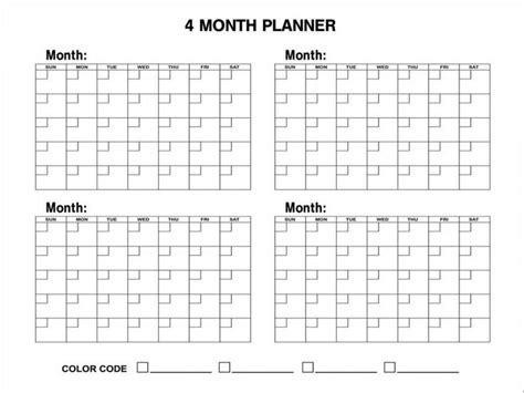 4 Month Free Calendar Template Free Calendar Template Blank Calendar
