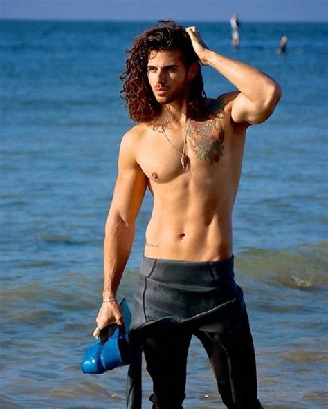Our Enrico Is Definitely A Gift From The Gods Male Models Long Hair Styles Men Hot Dudes