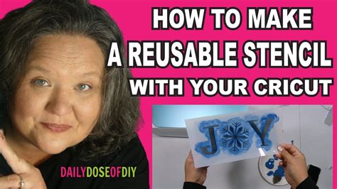 For painting, quilting, wood working, stained glass patterns, and other arts & crafts. How to Make a Reusable Stencil with your Cricut - YouTube
