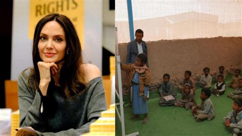 Angelina Jolie En Yemen Para Visibilizar A Los Refugiados