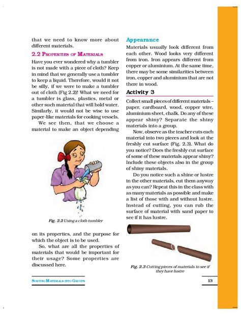 Ncert Book Class 6 Science Chapter 2 Sorting Materials Into Groups Pdf