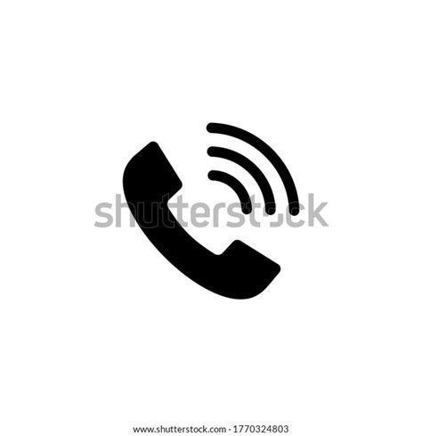 Phone Call Icon Vector Telephone Icon Stock Vector Royalty Free