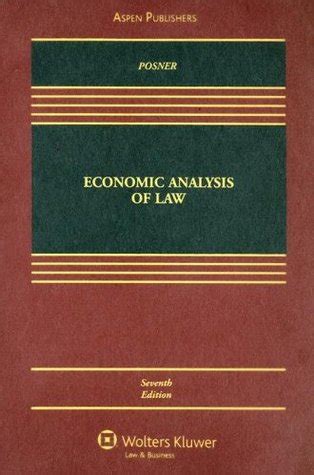 1 this report was prepared by the national economic council and the president's ouncil of economic advisers. Economic Analysis of Law by Richard A. Posner