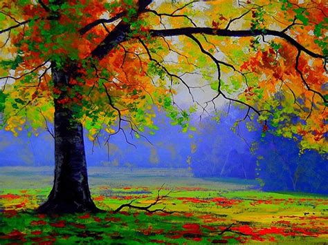 40 Beautiful Tree Art Painting And Art Works