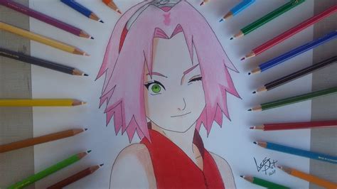How To Draw Como Desenhar A Sakura Passo A Passo Youtube
