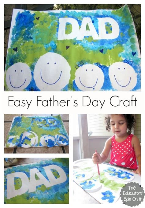 12 awesome and easy father's day crafts for preschoolers. Easy Father's Day Craft for Kids to Make