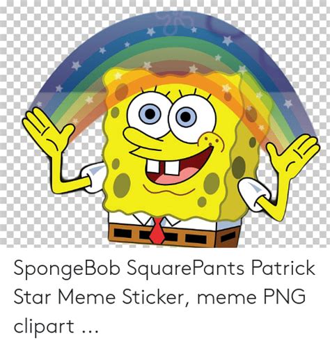 Spongebob Squarepants Patrick Star Meme Sticker Meme Png Clipart Meme