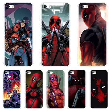 Marvel Superhero Deadpool Phone Case For Apple Iphone 5 S 5c 5s Se