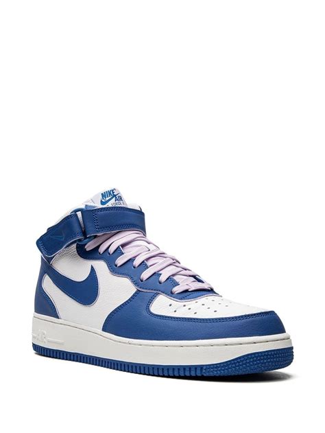 Nike Air Force 1 Mid Military Blue Sneakers Farfetch