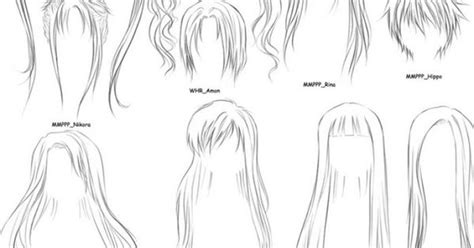 Drawing Girl Hair Styles Draw Anime Hairstyles How To Draw Anime