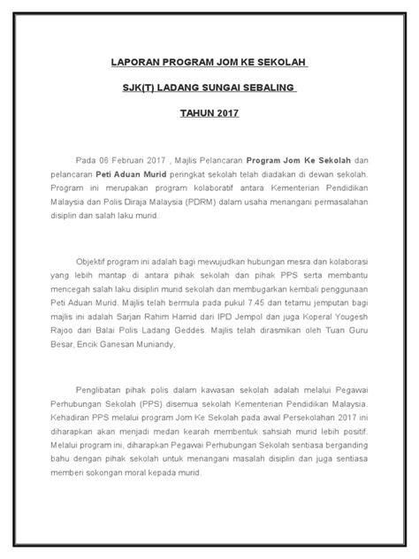 Maybe you would like to learn more about one of these? Laporan Program Jom Ke Sekolah 2020