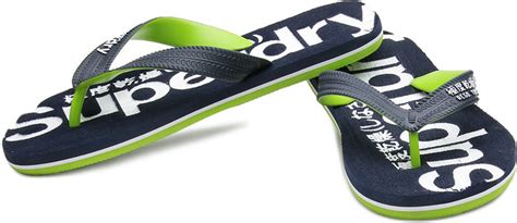 Superdry Flip Flops Buy Dark Navy White Lime Color Superdry Flip