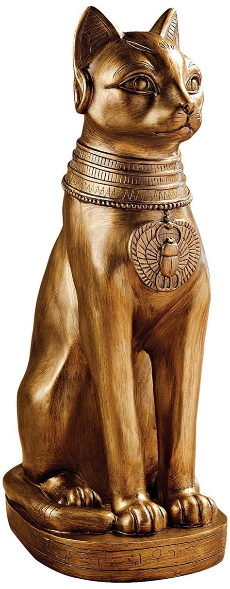 Design Toscano Golden Bastet Of Ancient Egypt Statue Statue Bastet