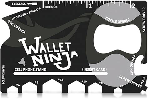 You can typically enter five 0s or five 9s, and sometimes whatever you feel like. Wallet Ninja 18 In 1 Multi-Purpose Credit Card Size Pocket ...