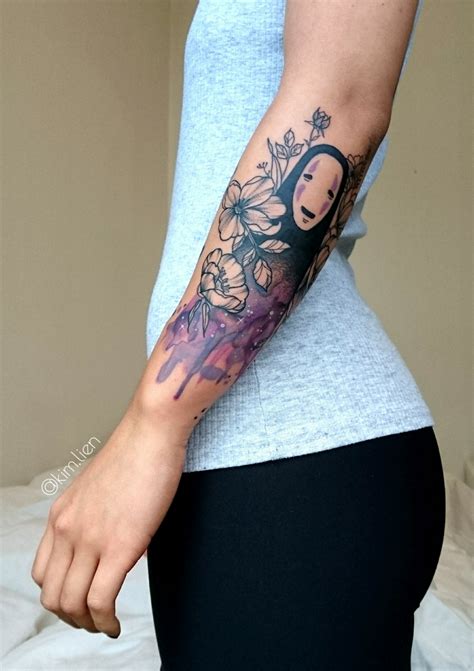 No Face From Spirited Away Artist 3vi3lee Royal Tattoo