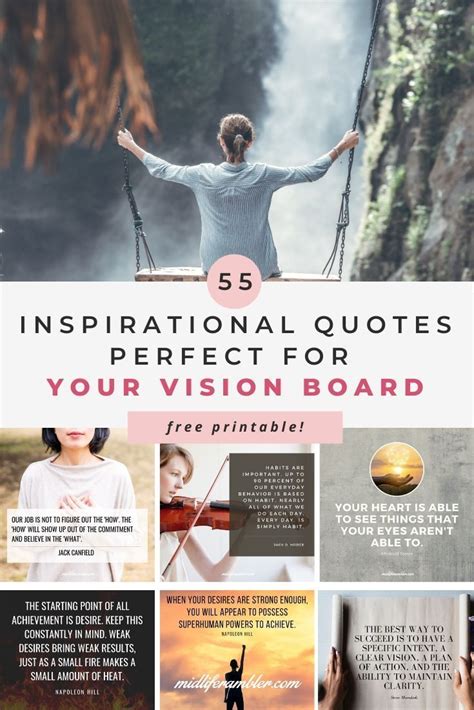 55 Inspirational Quotes For Your Vision Board Inspirational Quotes