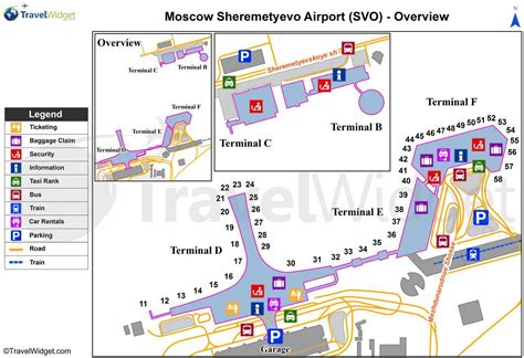 Sheremetyevo Airport Map Moscow Sheremetyevo Airport Map Russia