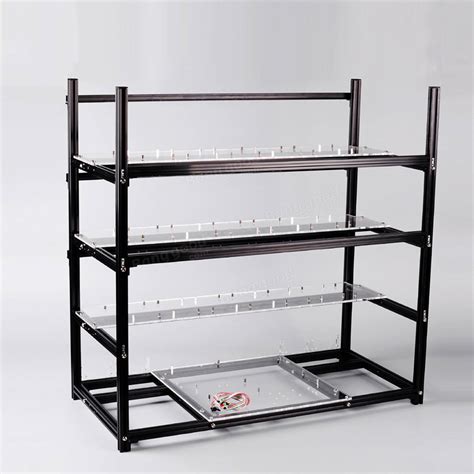 Ethereum is expected to fully move into a pos algorithm in 2022, which will render mining obsolete. Ethereum News: 19 GPU Miner Frame Aluminum Stackable Open ...