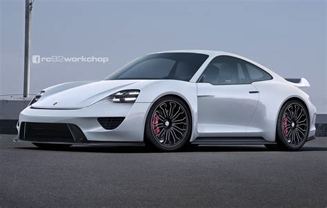 Porsche 911 With Mission E Front Fascia Makes For One Electric Mashup
