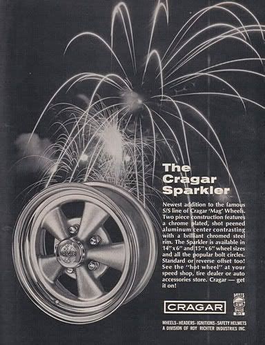 Just A Car Guy Ever Heard Of The Cragar Ss Sparkler Sparklers