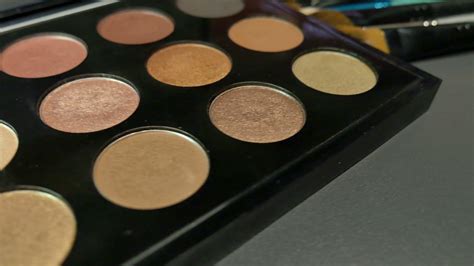 Footage Of Make Up Palette Nude Colors Shot Stock Footage Sbv